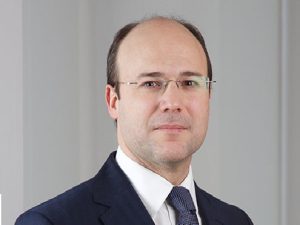 Mariano Giralt speaking about digital assets and the future of global finance during a Westfield keynote.